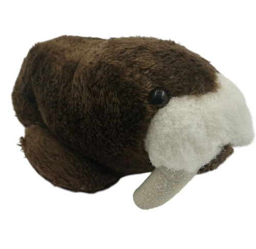 Brown walrus vintage stuffed - brown,
