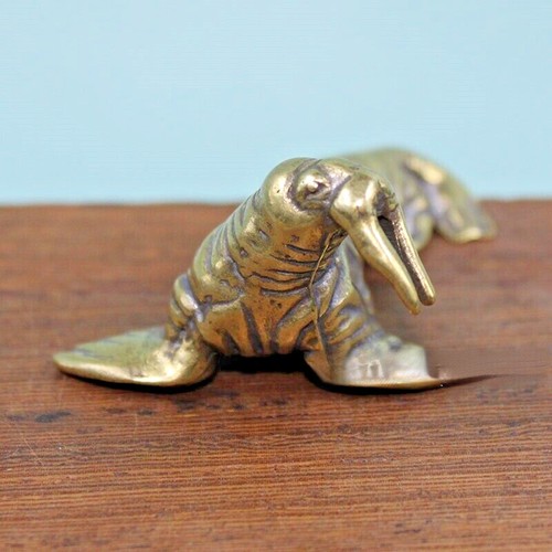 Walrus figurine brass - figurine, statue